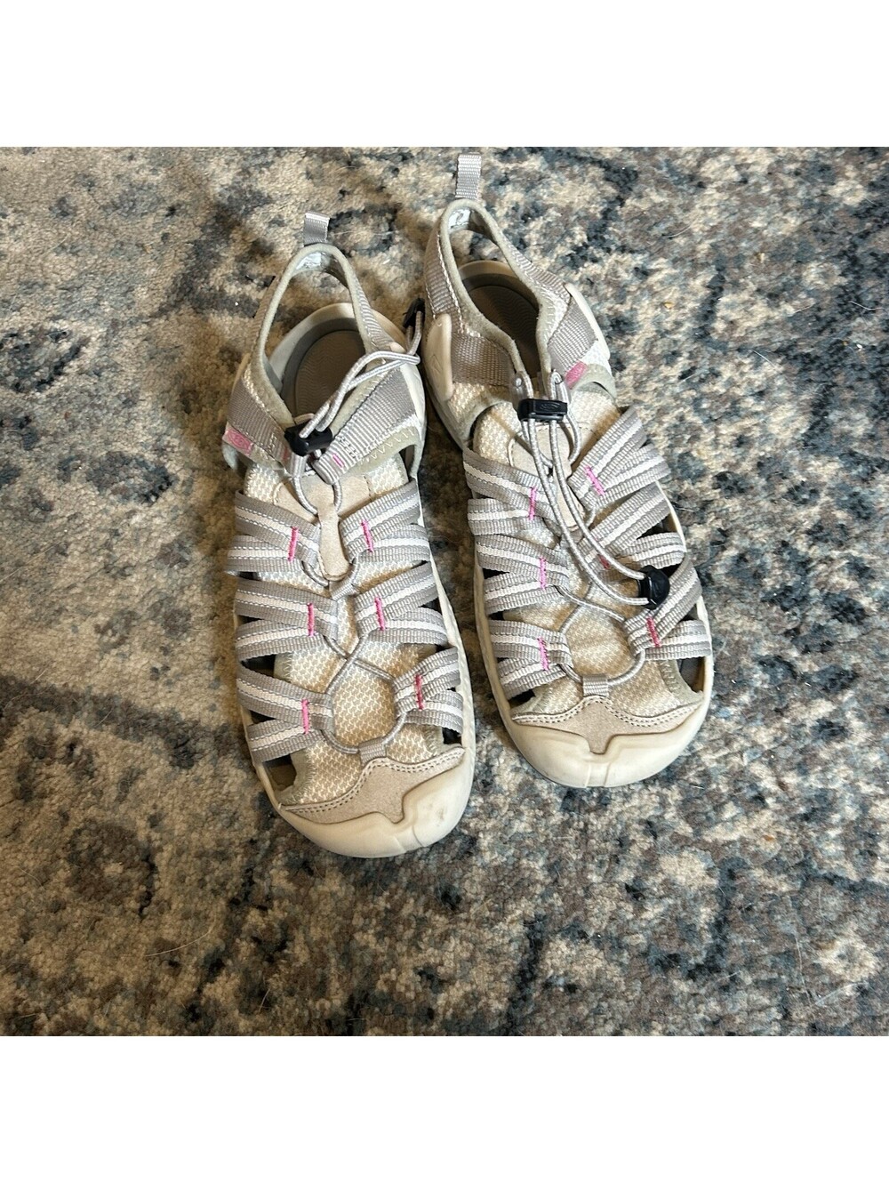 Keen Womens Newport H2 Sandals Size 10 Pink Beige Hiking Water Outdoor Shoes